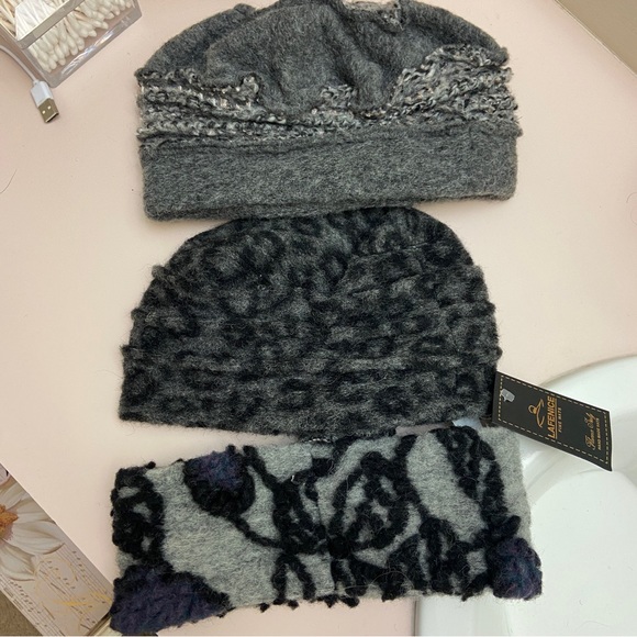 Lafenice Fine Hats Florence Italy Wool Hats and Headband - Picture 2 of 3